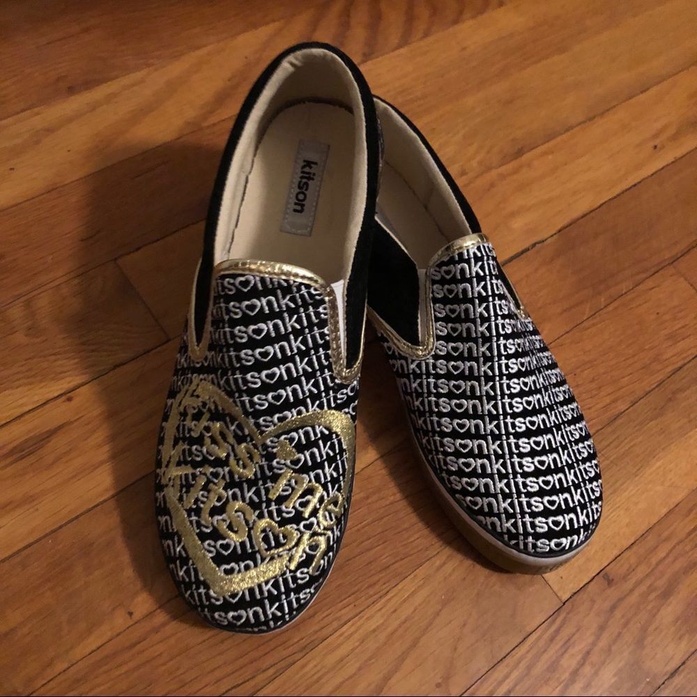 Kitson Diva slip on sneakers